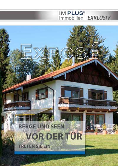 Expose Cover - Landhausvilla am Simsee