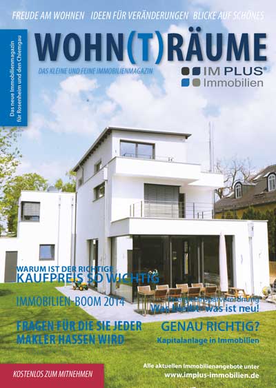 Immobilien Magazin Wohnträume vom Januar 2015