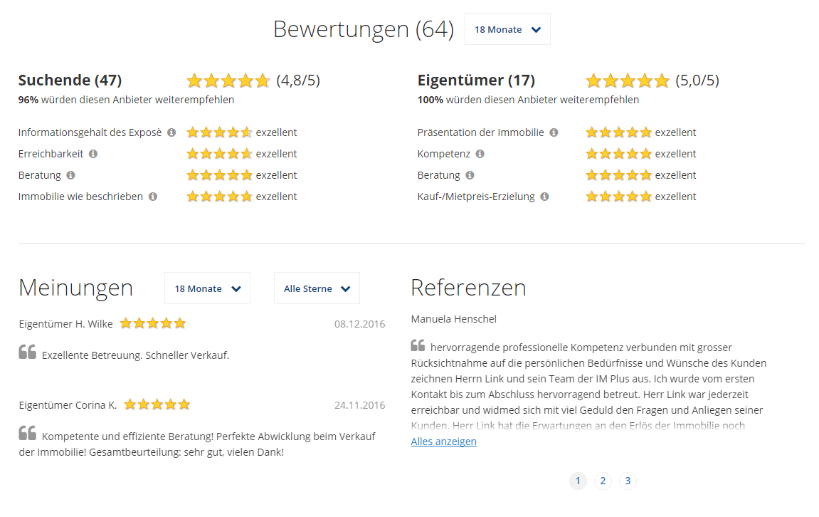 Unsere Unternehmensdaten Im Plus Immobilien