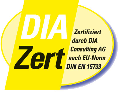 Zertifikat der DIA Consulting AG für Makler