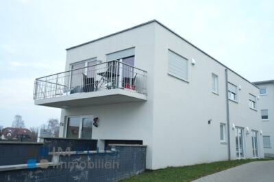 Eine vermietete Wohnung – gleich mit Garten und Terrasse! Wunderbar helle und neue 2 Zi- Whg., 89407 Dillingen, Etagenwohnung